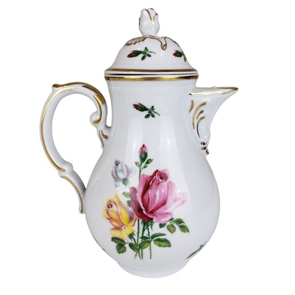 11 Piece Vintage Tea Coffee Set Bavaria, Excellent Vintage Condition Gold Trim - Picture 9 of 14